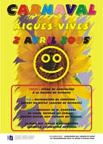 Affiche du carnaval d'Aigues-Vives